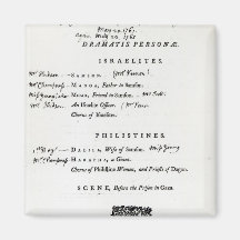 Dramatis Personae für Samson Magnete