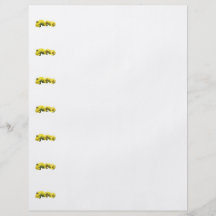 Drei gelbe Orchideen Flyerbedruckung