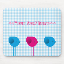 Drei kleine Vögel Mousepads