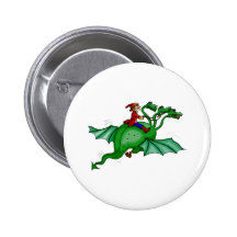 Drei-Köpfiger Drache mit Reiter Buttons