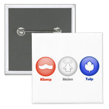Drei niederländische Ikonen Button