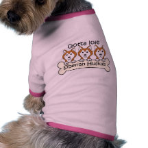 Drei sibirischer Huskies Hundeklamotten