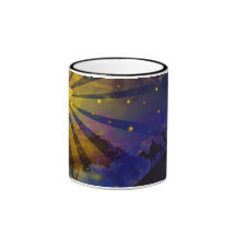 Drei weise Männer u. Weihnachtsstern-Kaffeetasse
