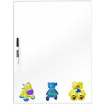 Dreidimensionale Cartoon-Tiere trocknen Löschen-Br Whiteboards