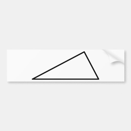 Dreieck 3 auto sticker