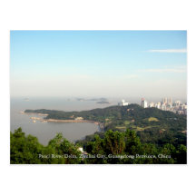 Dreieck Zhuhais, Pearl River, Guangdong-Provinz, C Postkarten