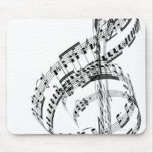Dreifacher Clef Mousepads