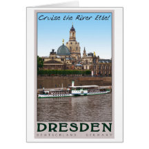 Dresden - auf der Elbe Karten