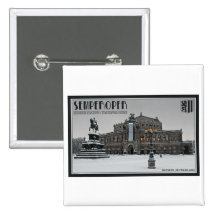Dresden - Semperoper Winter Button