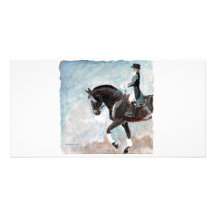 dressage1 photo grußkarte