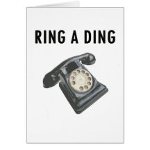 dring a ding grußkarte