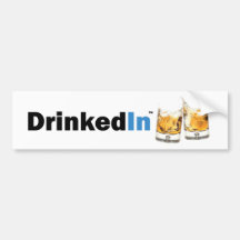 DrinkedIn Stoßdämpfer-Stock Autosticker