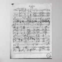Dritte Sonate für Klavier und Violine Posterdrucke
