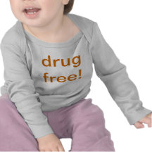 Droge geben frei! t-shirt
