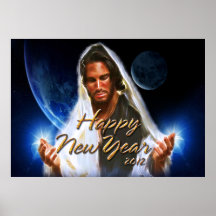 Druck 2012 des guten Rutsch ins Neue Jahr-C Plakat