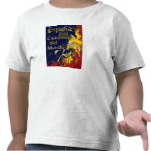 Druck Espana Campeones Del Mundo Poster Hemden