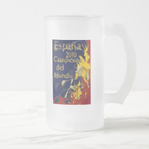 Druck Espana Campeones Del Mundo Poster Tee Tasse