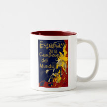 Druck Espana Campeones Del Mundo Poster Tee Tassen