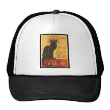 DRUCK LE CHAT NOIR NETZMÜTZEN