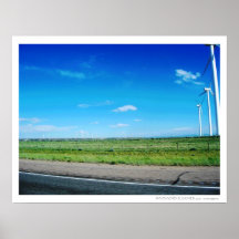 Druck Wyoming-Windkraftanlage-2010 Plakat