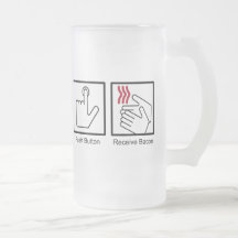 Druckknopf, empfangen Speck - Speck-Zufuhr Kaffeetasse
