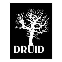 Druide Postkarte