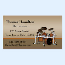Drum Set visitenkarten