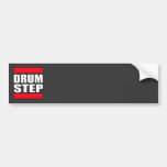 DRUMSTEP Trommel und Baß und Dubstep Autoaufkleber