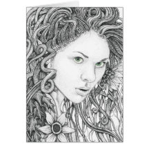 Dryad - leere Anmerkungs-Karte
