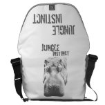 Dschungel Instinct_hippo Punktierung Kurier Taschen