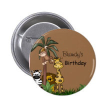 Dschungel-Knopf Button