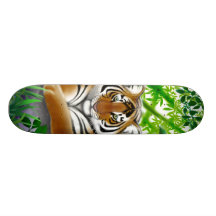 Dschungel-Tiger-Skateboard Skateboard Deck