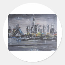 Dubai-Nacht Sticker