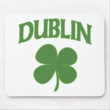 Dublin-Iren-Kleeblatt Mauspads