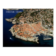 Dubrovnik- - Kroatien-Postkarte