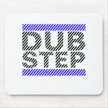 Dubstep Blau Mousepads