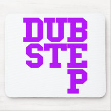 Dubstep Blockletter (lila) Mauspad