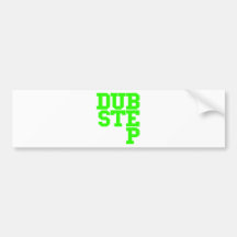 Dubstep Blockletter (Limon) Autoaufkleber