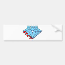 Dubstep Diamant Auto Aufkleber