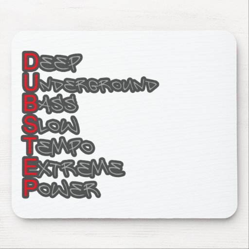DUBSTEP DJ Produzent-Künstlergang Mousepad