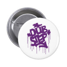 Dubstep FatCap Kush lila Anstecknadelbuttons
