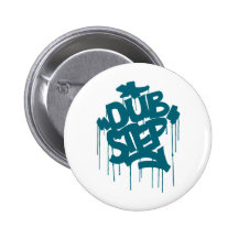 Dubstep FatCap Riff-Blau Anstecknadel