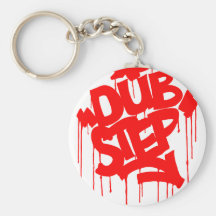 Dubstep FatCap Rot Schlüsselbänder