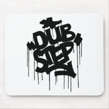 Dubstep FatCap Schwarzes Mousepads