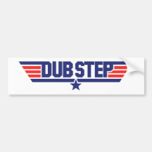 Dubstep (Flügel u. Stern) Auto Aufkleber