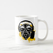 Dubstep Gasmask Tassen