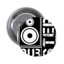 Dubstep Loudspeaker D Anstecknadel