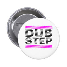 Dubstep Mädchen-Rosa Anstecknadelbuttons