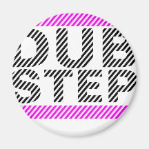 Dubstep Mädchen-Rosa Magnete