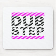 Dubstep Mädchen-Rosa Mousepad